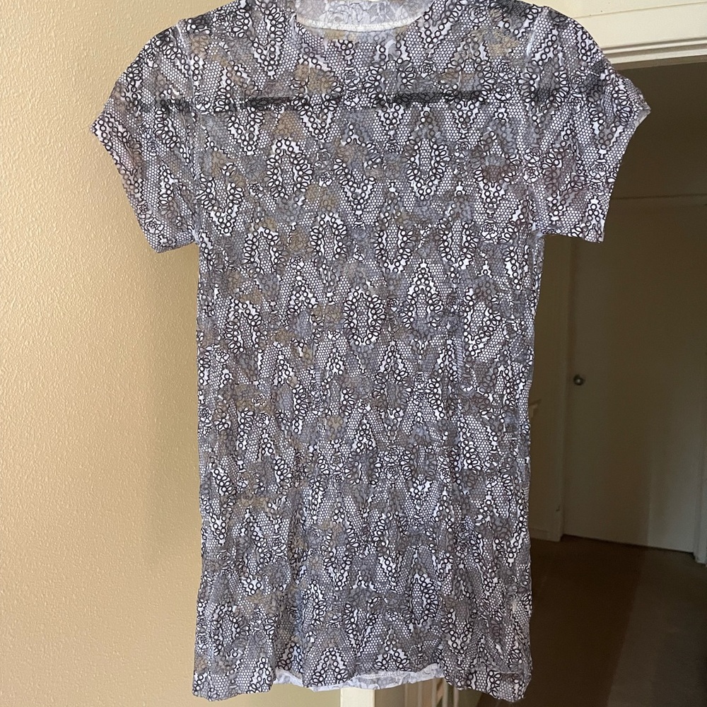 Free people sheer top. Blue size M